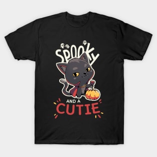 Spooky and a Cutie Black Cat T-Shirt